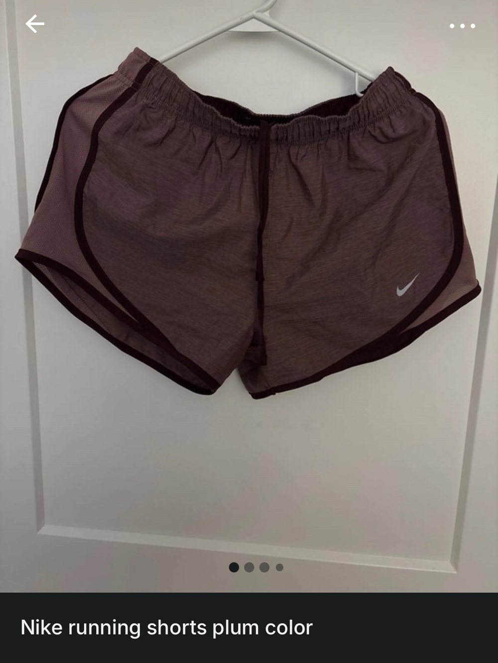 Nike Women’s Plum/Maroon Athletic Running Shorts